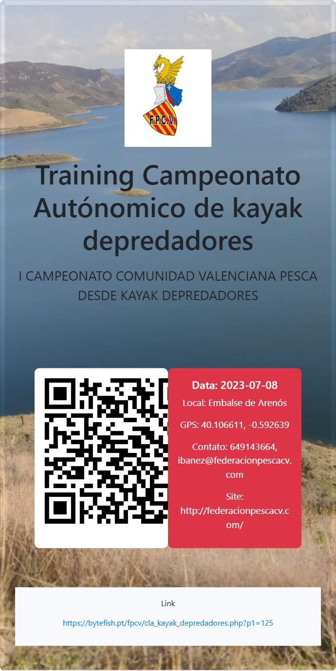  Training Campeonato Autónomico de kayak depredadores