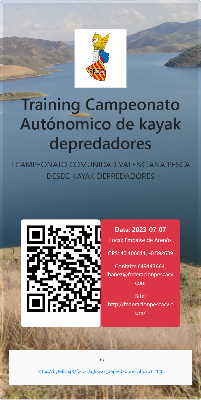  Training Campeonato Autónomico de kayak depredadores