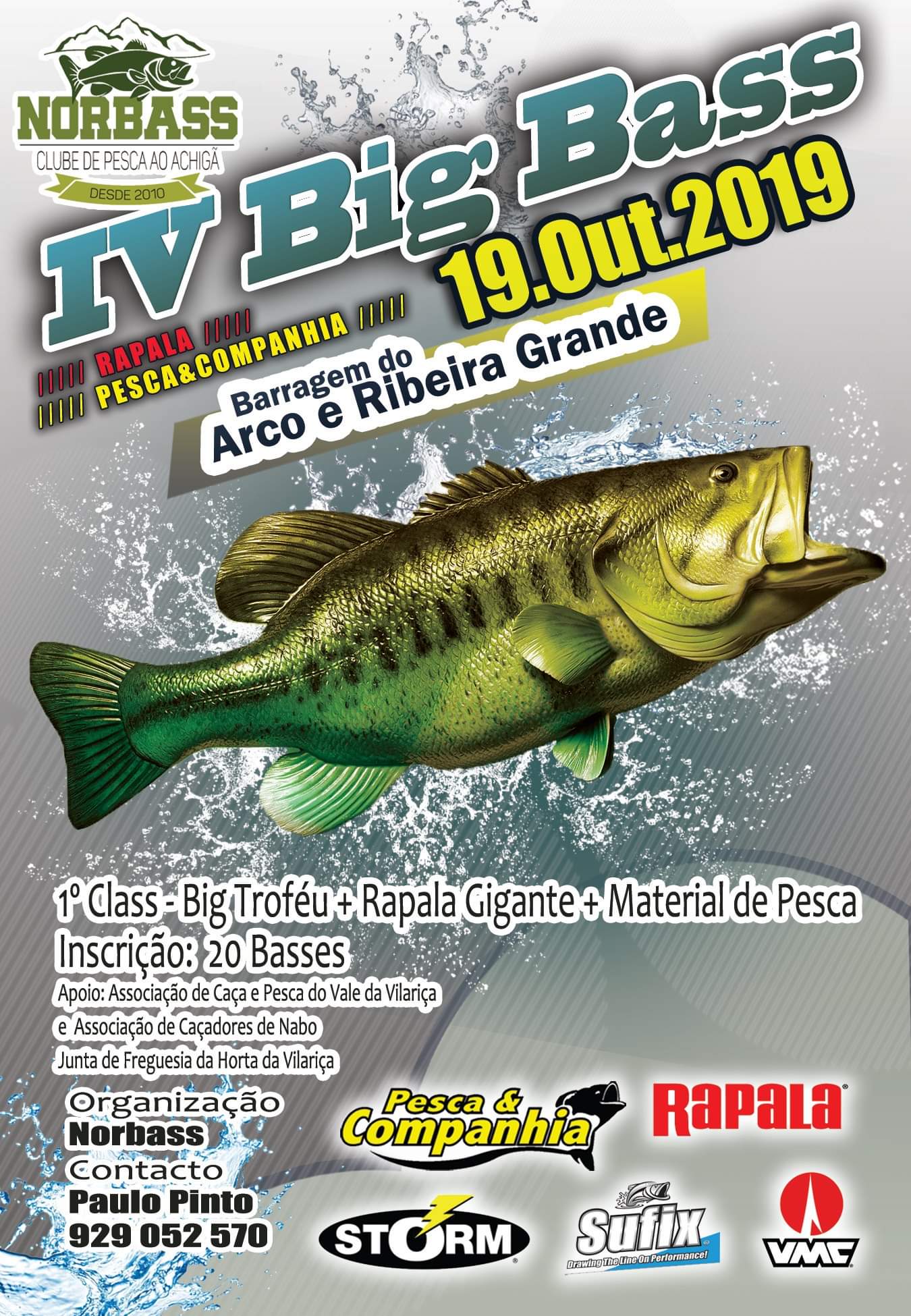  IV Big Bass Margem - Rapala | Pesca&Companhia